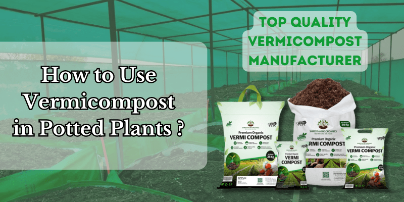 How to use vermicompost in potted plants ?