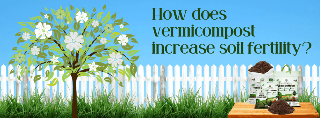 How vermicompost increases soil fertility?